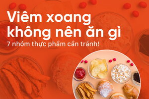 Viêm xoang không nên ăn gì: 7 nhóm thực phẩm cần tránh!