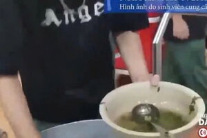 Sinh viên phải ăn cơm canh thừa, có nhiều 