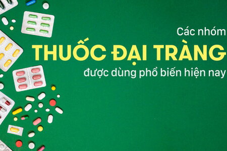 Các nhóm thuốc đại tràng được dùng phổ biến hiện nay