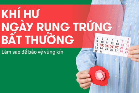 Khí hư ngày rụng trứng bất thường: Làm sao để bảo vệ vùng kín?