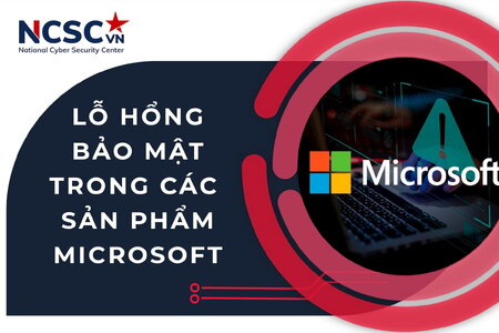 Nguy cơ mất an toàn thông tin từ các lỗ hổng bảo mật trong sản phẩm của Microsoft