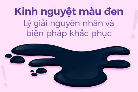 Kinh nguyệt màu đen: Lý giải nguyên nhân và biện pháp khắc phục