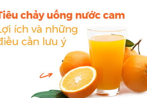 Tiêu chảy uống nước cam: Lợi ích và những điều cần lưu ý