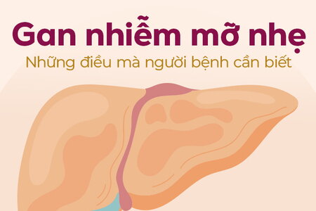 Gan nhiễm mỡ nhẹ: Những điều mà người bệnh cần biết