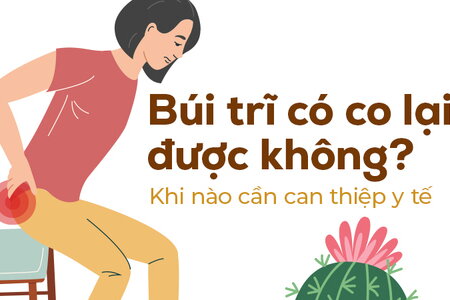 Búi trĩ có co lại được không? Khi nào cần can thiệp y tế