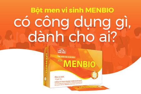 Bột men vi sinh MENBIO có công dụng gì, dành cho ai?