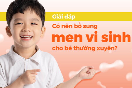 Giải đáp: Có nên bổ sung men vi sinh cho bé thường xuyên?