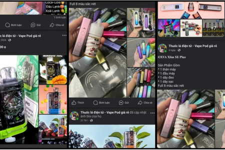 Lén hút thuốc lá điện tử và hệ quả lớn về sức khỏe, pháp lý