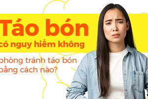 Táo bón có nguy hiểm không, phòng tránh táo bón bằng cách nào?