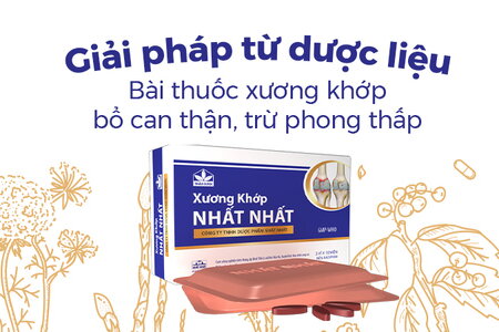 Giải pháp dược liệu: Bài thuốc xương khớp bổ can thận, trừ phong thấp