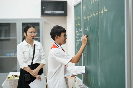 Hướng tới xây dựng mô hình 'trường học số' đầu tiên ở Thủ đô