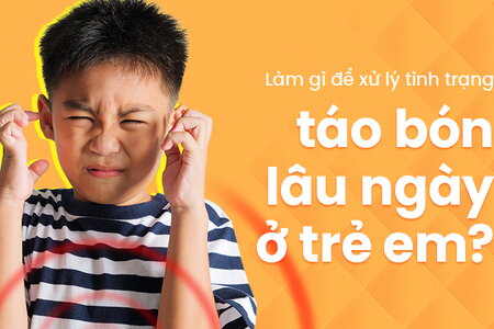 Làm gì để xử lý tình trạng táo bón lâu ngày ở trẻ em?