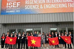Học sinh Việt Nam ghi dấu ấn lịch sử tại Hội thi Khoa học kỹ thuật quốc tế 2025