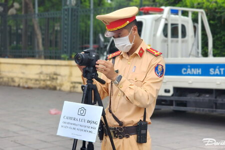  Hà Nội: Đặt camera lưu động ở ngã tư, ghi hình xử phạt vi phạm giao thông