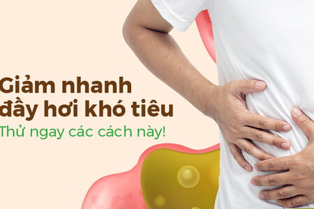 Giảm nhanh đầy hơi khó tiêu: Thử ngay các cách này!