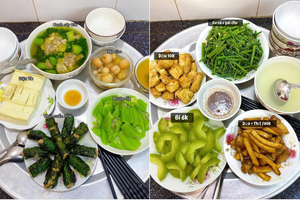 Mẹ 3 con ở Ninh Bình bật mí cách làm mâm cơm giá 45.000 đồng cho 5 người ăn khiến ai cũng ngỡ ngàng