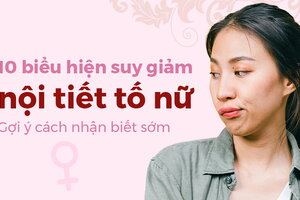 10 biểu hiện suy giảm nội tiết tố nữ: Gợi ý cách nhận biết sớm