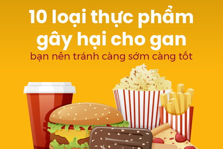 10 loại thực phẩm gây hại cho gan bạn nên tránh càng sớm càng tốt