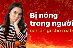 Giải đáp: Bị nóng trong người nên ăn gì cho mát?