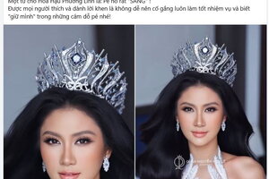 Được H'Hen Niê, Hoàng Thùy khen ngợi, tân Hoa hậu Hoàn vũ Việt Nam đáp trả tinh tế
