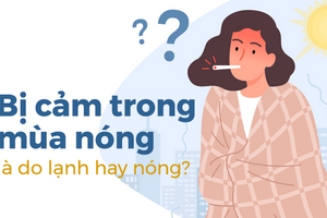 Bị cảm trong mùa nóng là do lạnh hay nóng?