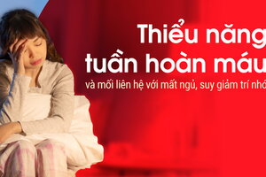 Thiểu năng tuần hoàn máu và mối liên hệ với mất ngủ, suy giảm trí nhớ