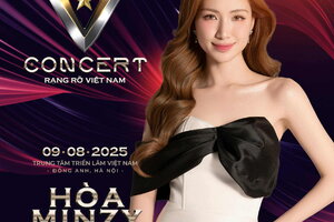 Hòa Minzy cùng dàn sao đình đám tham gia 'V Concert – Rạng rỡ Việt Nam'