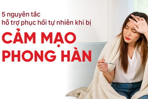 5 nguyên tắc hỗ trợ phục hồi tự nhiên khi bị cảm mạo phong hàn