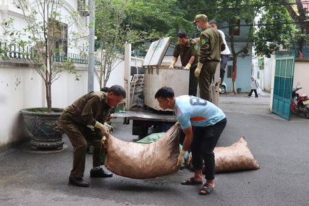Phát hiện lượng lớn mỡ lợn bẩn trong cơ sở chế biến chui ở Phú Thọ