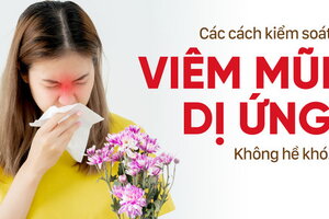 Các cách kiểm soát viêm mũi dị ứng: Không hề khó!