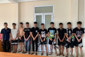 Khởi tố 11 đối tượng gây rối trật tự công cộng tại Ba Vì
