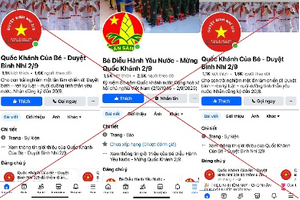 Cảnh báo lừa đảo qua các trang facebook 'Duyệt binh nhí mừng Quốc khánh 2/9'