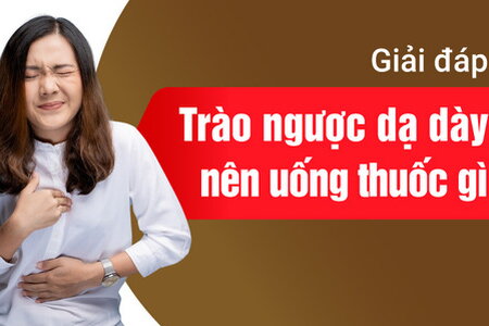 Giải đáp: Trào ngược dạ dày nên uống thuốc gì?