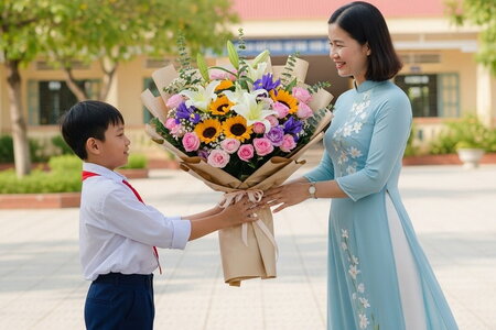 Thay vì nhận hoa chúc mừng khai giảng, phường ở Đà Nẵng xin quyên góp hỗ trợ học sinh nghèo