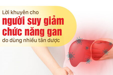 Lời khuyên cho người suy giảm chức năng gan do dùng nhiều tân dược