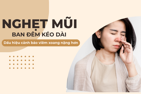 Nghẹt mũi ban đêm kéo dài – dấu hiệu cảnh báo viêm xoang nặng hơn