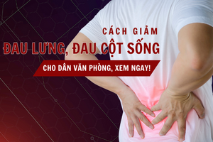 Cách giảm đau lưng, đau cột sống cho dân văn phòng: Xem ngay!