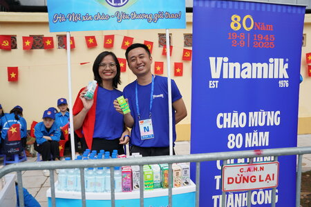 Gần 1 triệu sản phẩm Vinamilk tiếp sức cho đại lễ kỷ niệm 80 năm Quốc khánh 2/9