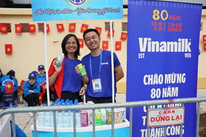 Gần 1 triệu sản phẩm Vinamilk tiếp sức cho đại lễ kỷ niệm 80 năm Quốc khánh 2/9