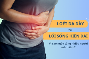 Loét dạ dày và lối sống hiện đại: Vì sao ngày càng nhiều người mắc?