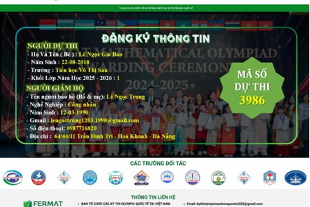 Đà Nẵng: Cảnh báo chiêu lừa đảo núp bóng “Thi Toán Timo”