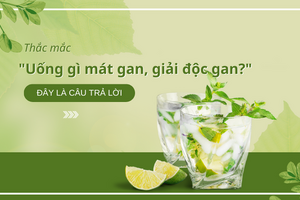 Thắc mắc “uống gì mát gan, giải độc gan?” – Đây là câu trả lời