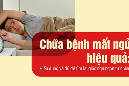Chữa bệnh mất ngủ hiệu quả: Hiểu đúng và đủ để tìm lại giấc ngủ ngon