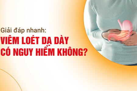 Giải đáp nhanh: Viêm loét dạ dày có nguy hiểm không?