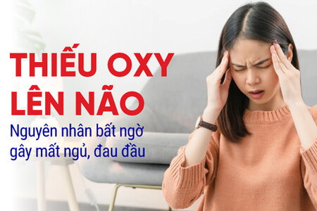 Thiếu oxy lên não – Nguyên nhân bất ngờ gây mất ngủ, đau đầu