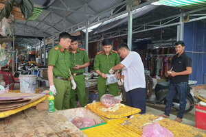 Phát hiện và tiêu hủy hơn 840kg thịt nhiễm dịch tả lợn Châu Phi