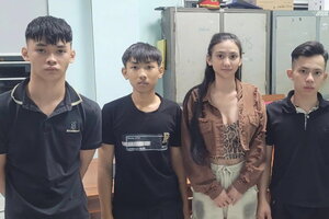 Đà Nẵng: Mâu thuẫn cá nhân, nhóm 3 nam 1 nữ kéo nhau mang dao 60cm truy sát đối thủ