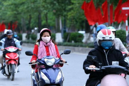 Không khí lạnh ảnh hưởng toàn Đông Bắc Bộ, có nơi dưới 17 độ C