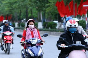 Không khí lạnh ảnh hưởng toàn Đông Bắc Bộ, có nơi dưới 17 độ C