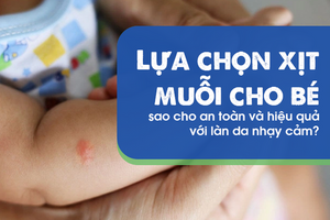 Lựa chọn xịt muỗi cho bé sao cho an toàn và hiệu quả với làn da?
